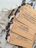 Toe Tag Ornaments