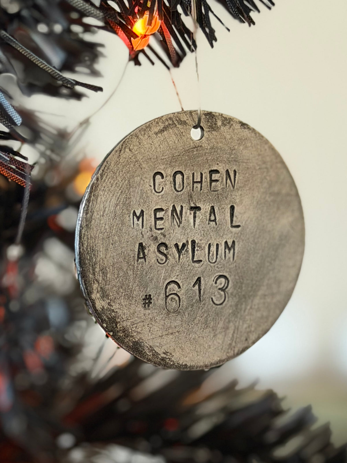 Personalized Mental Asylum Ornaments