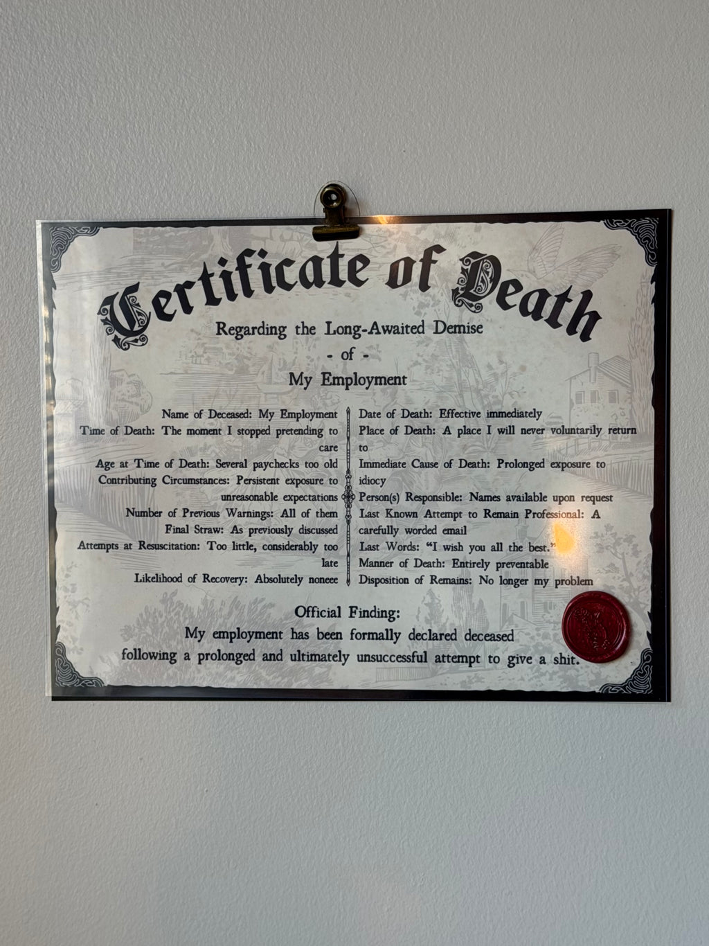 Death Certificates