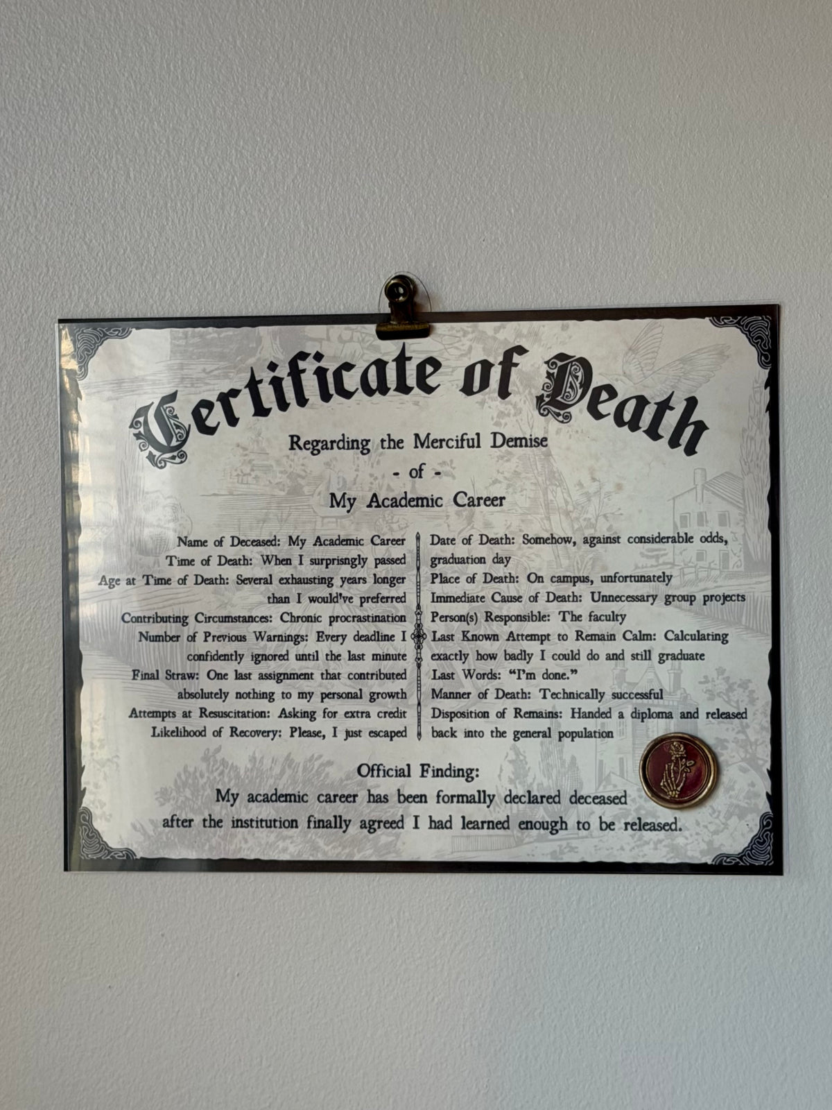 Death Certificates