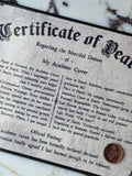 Death Certificates
