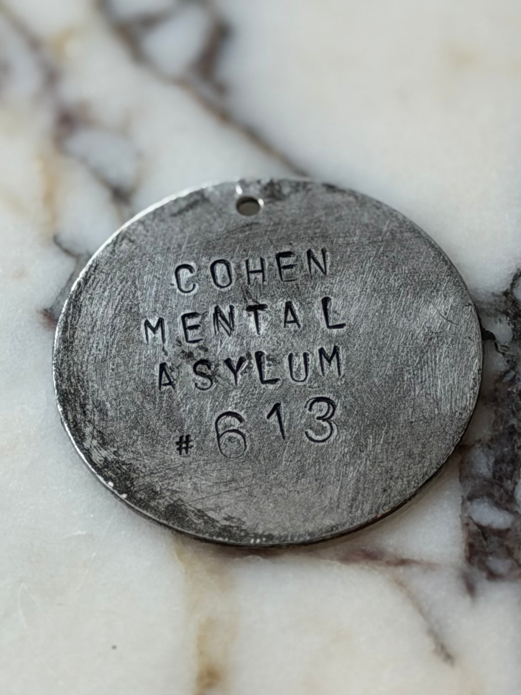 Personalized Mental Asylum Tag