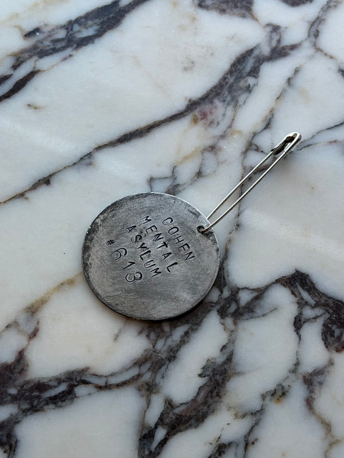 Personalized Mental Asylum Safety Pin