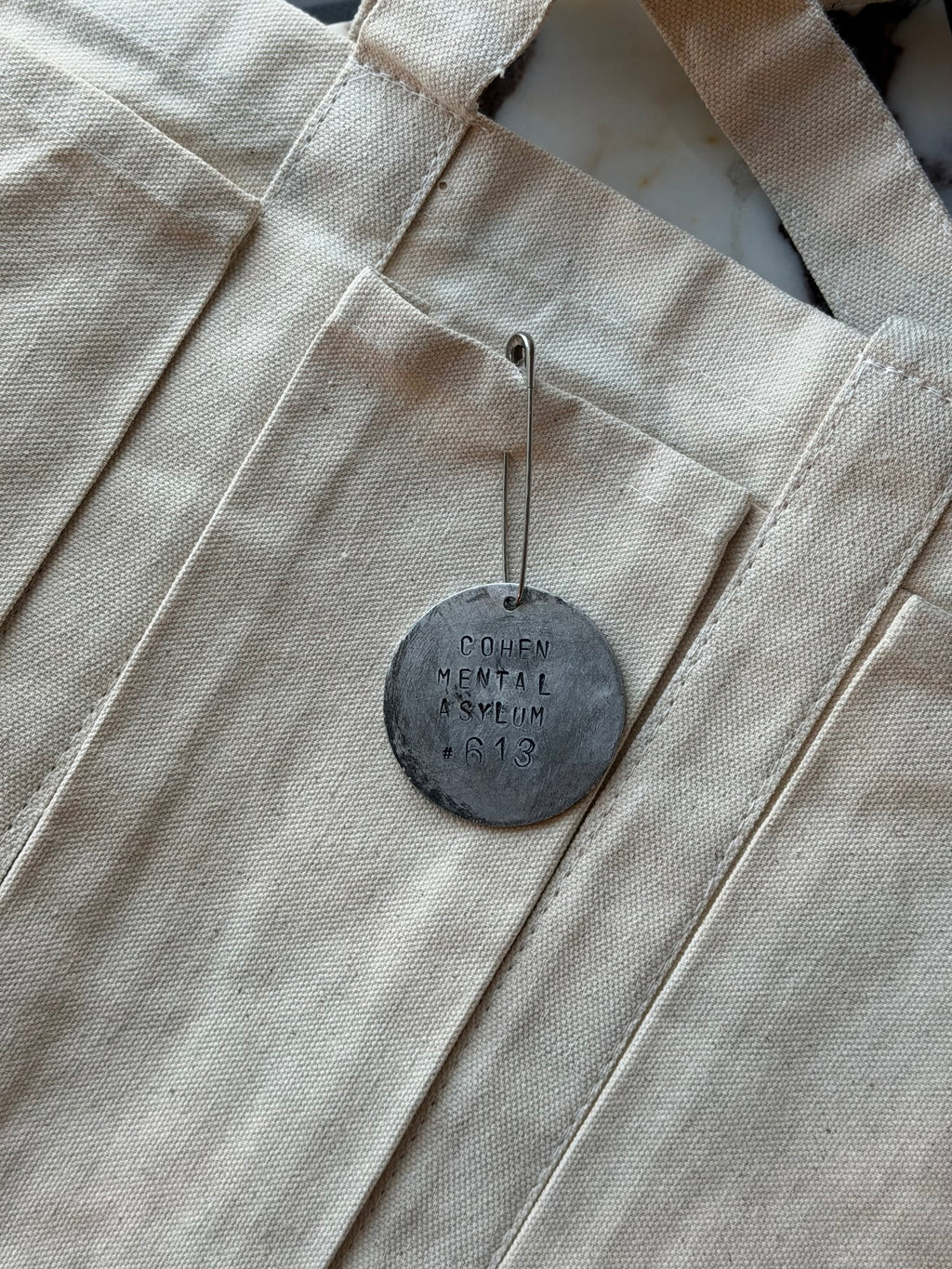 Personalized Mental Asylum Safety Pin