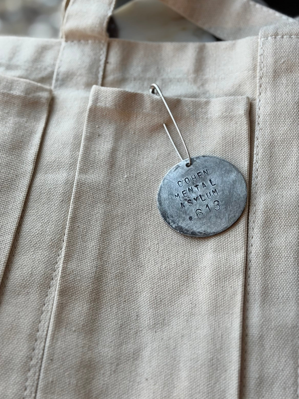 Personalized Mental Asylum Safety Pin