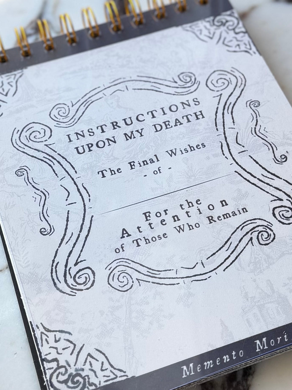 Instructions Upon My Death Planner